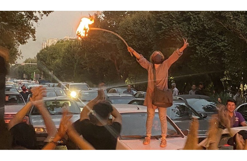 Widespread head-scarf protests following the death of Mahsa Amin in Iran 